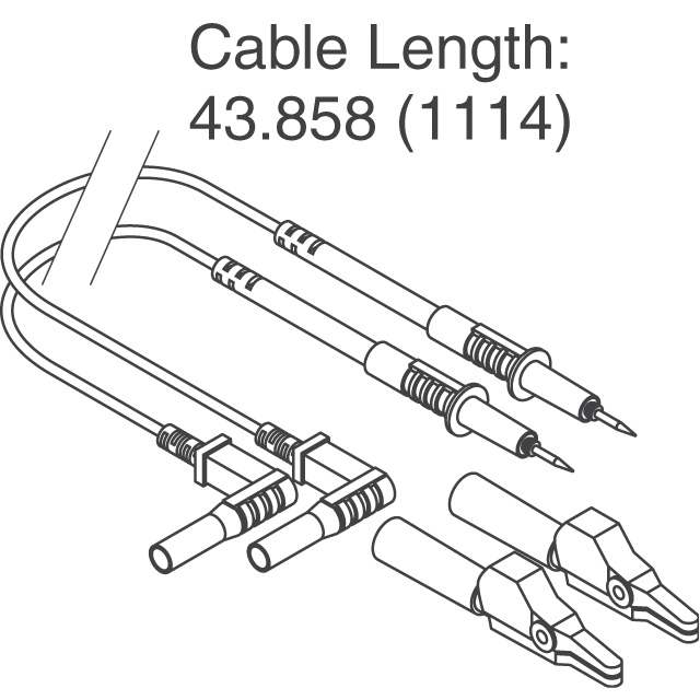 6723 Pomona Electronics  Cordons de test - Banane, interface de compteur